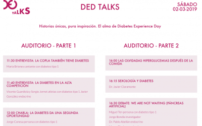 Consulta los horarios y actividades previstas para el Diabetes Experience Day