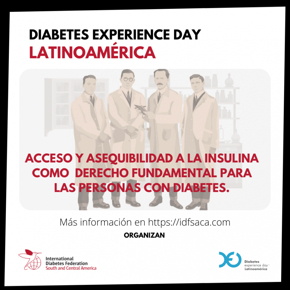 El Diabetes Experience Day Latinoamérica y la IDF Región Saca unen